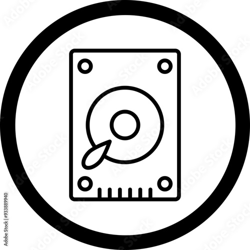 Hdd Vector Icon Design