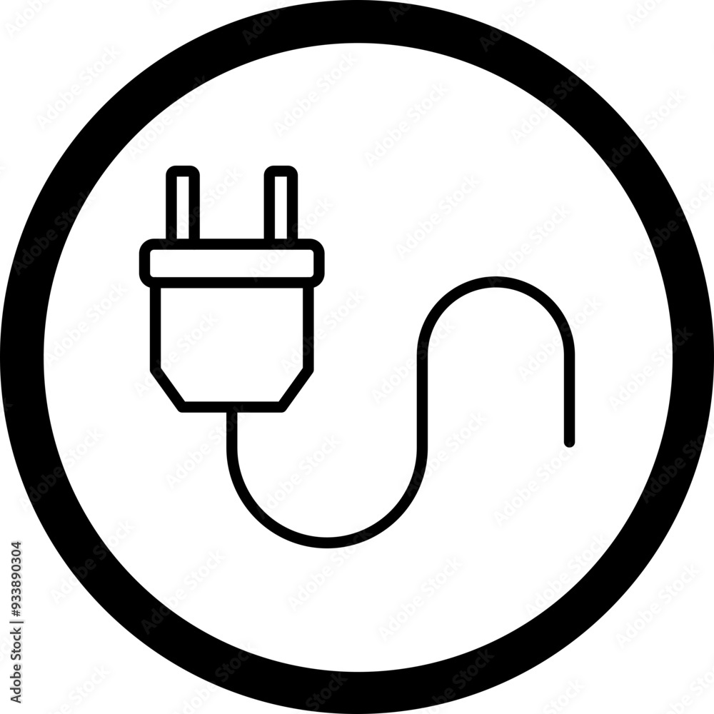 Plug Vector Icon Design Plug Vector Icon Design