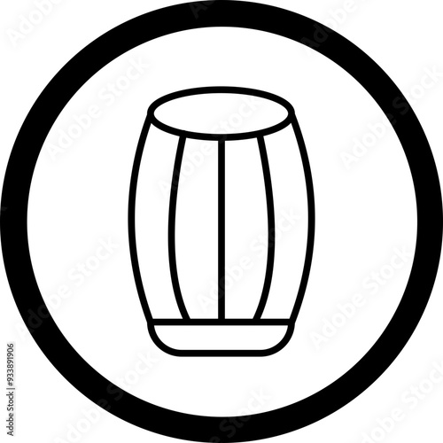 Barrel Vector Icon Design