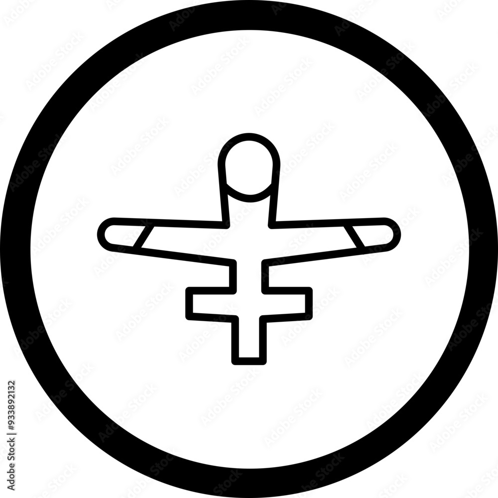 Obraz premium Drone Vector Icon Design