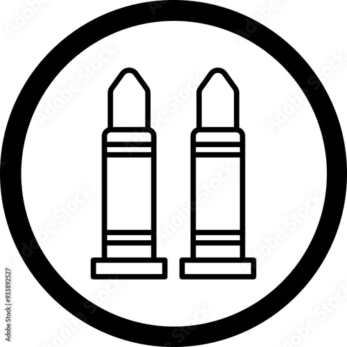Ammo Vector Icon Design