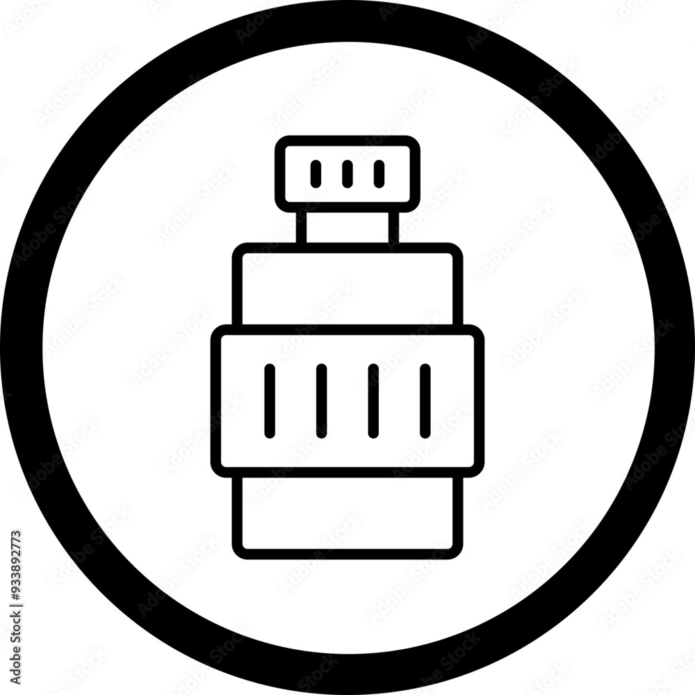 Bottle Vector Icon Design Bottle Vector Icon Design