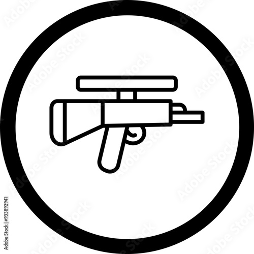 Sniper Vector Icon Design