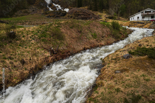 nature sceneries on the road frem tennevoll to Alta, Northern Norway photo