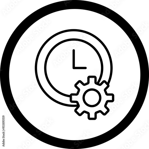 Time Management Vector Icon Design
