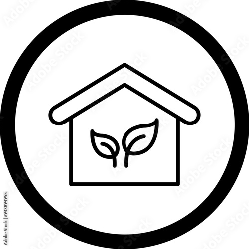 Greenhouse Vector Icon Design