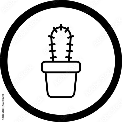 Cactus Vector Icon Design
