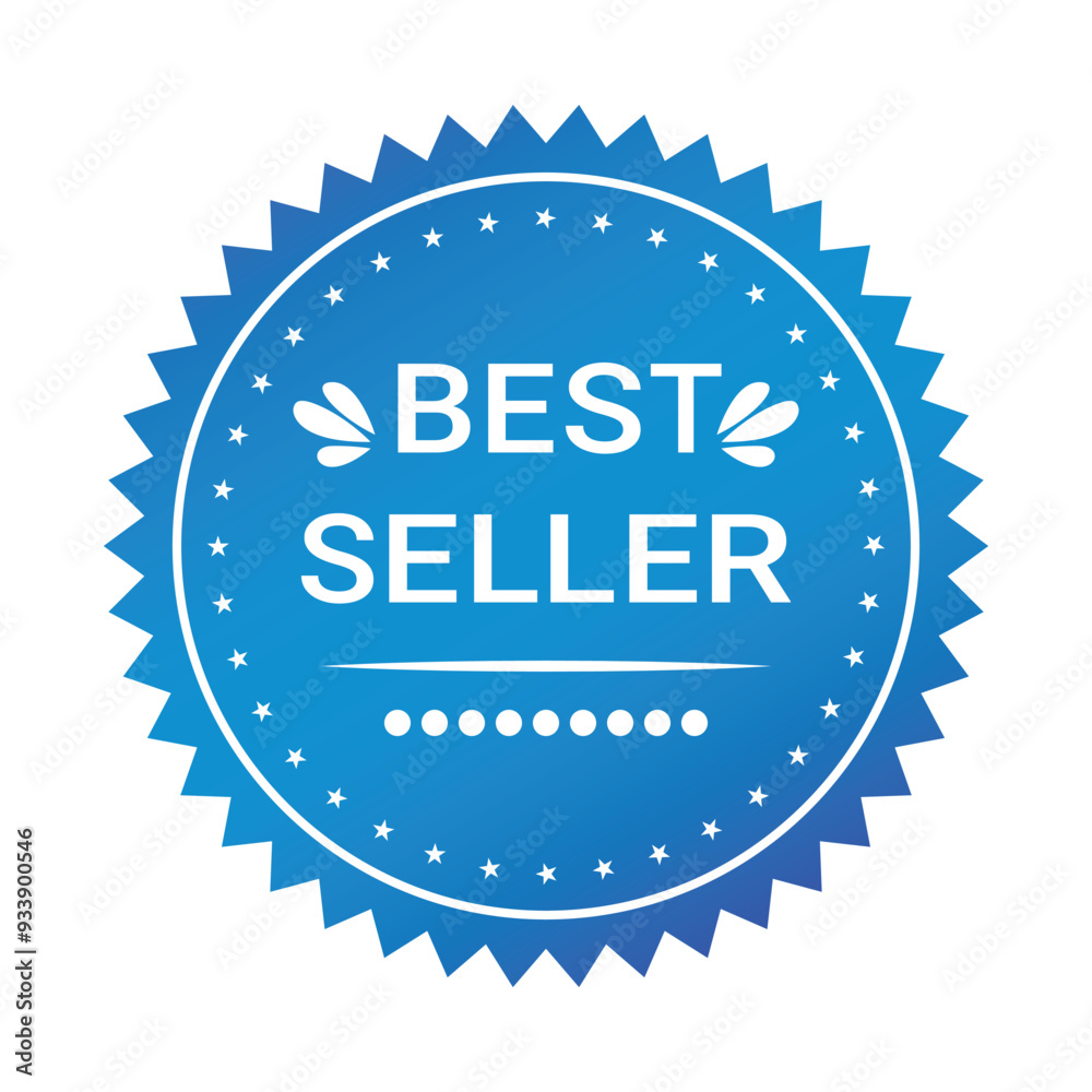 Best seller badge logo design | Vector Illustration Best seller badge logo design | Vector Illustration