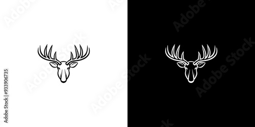 Moose outline silhouette