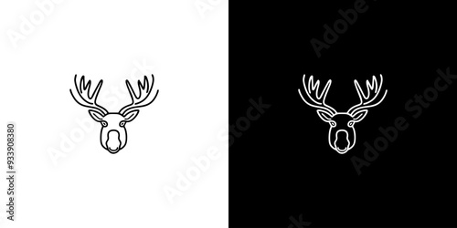 Moose outline silhouette
