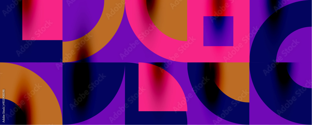 Neo memphis geometric pattern with circles, squares. Pop art abstract background for covers, banners, flyers and posters and other templates Neo memphis geometric pattern with circles, squares. Pop art abstract background for covers, banners, flyers and posters and other templates