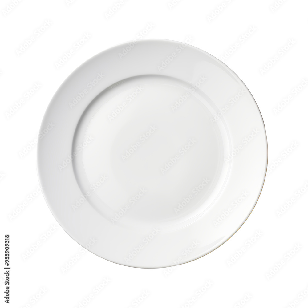 white plate isolated on transparent background cutout white plate isolated on transparent background cutout