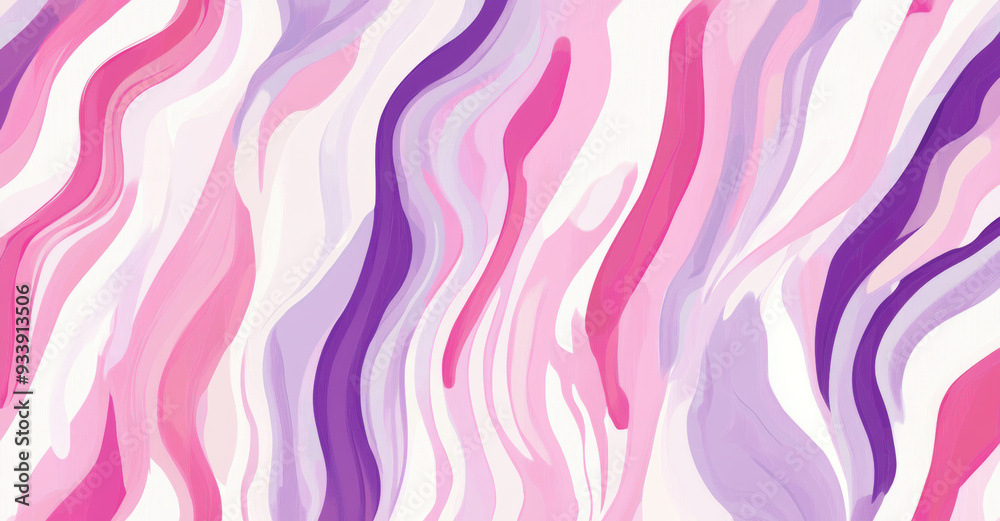 Seamless Abstract Striped Wave Pattern Seamless Abstract Striped Wave Pattern