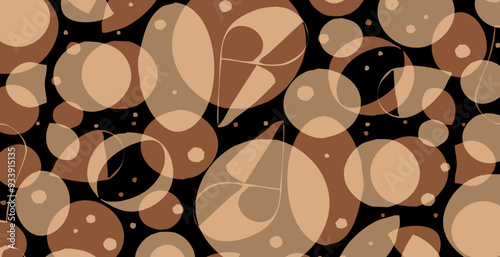 Abstract pattern. Illustration for printing on wall decorations. For use in graphics.