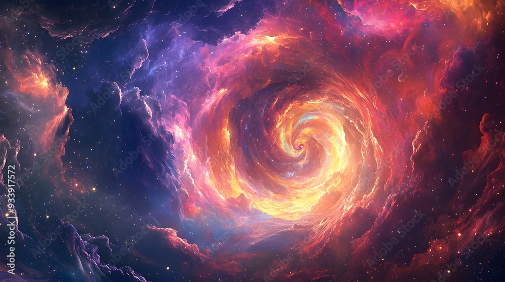 A Swirling Cosmic Gateway Leading to a Hidden Dimensional World A Swirling Cosmic Gateway Leading to a Hidden Dimensional World