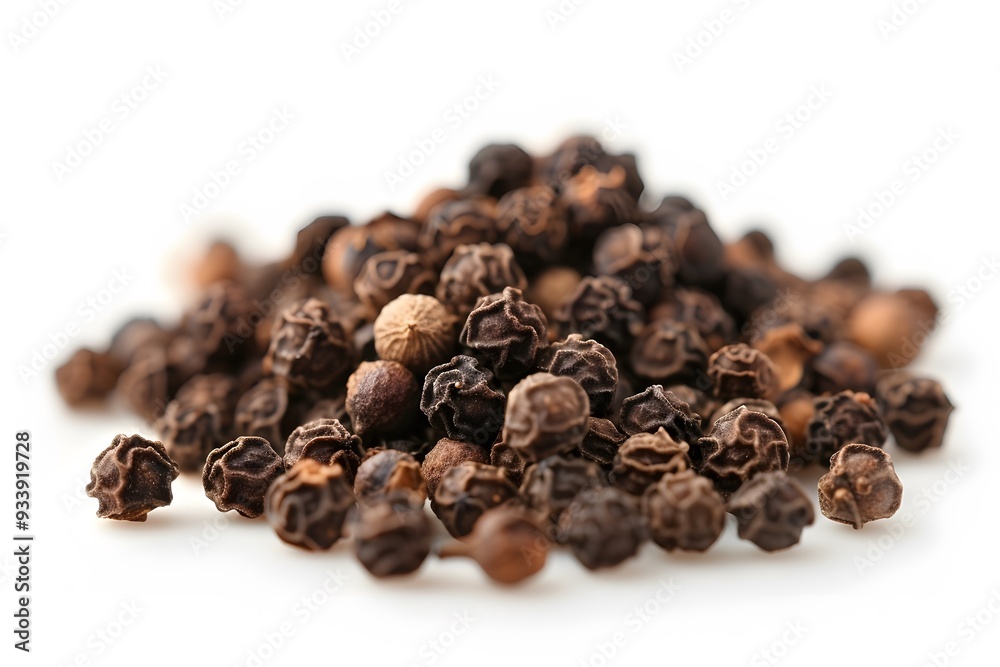 pepper on white background pepper on white background