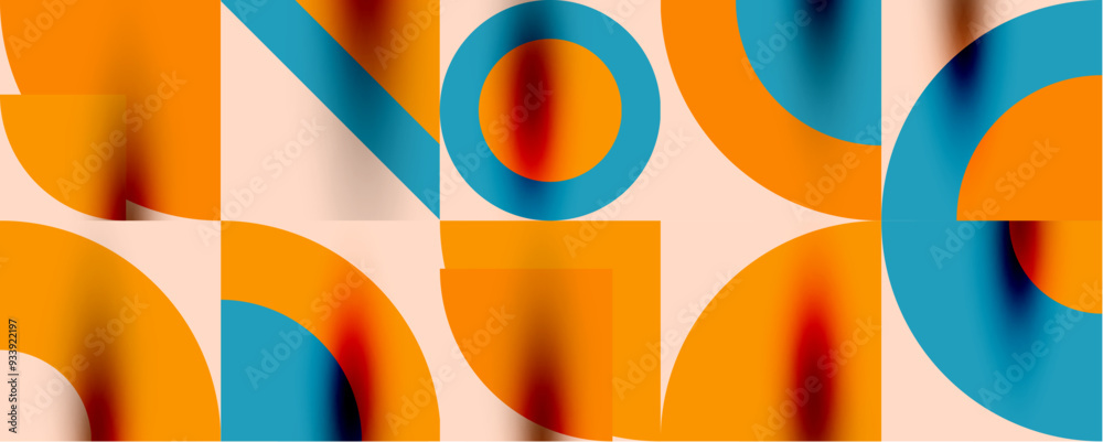 Neo memphis geometric pattern with circles, squares. Pop art abstract background for covers, banners, flyers and posters and other templates Neo memphis geometric pattern with circles, squares. Pop art abstract background for covers, banners, flyers and posters and other templates
