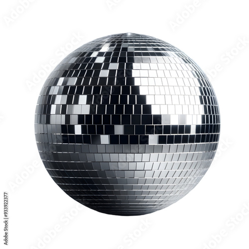 disco ball isolated on white