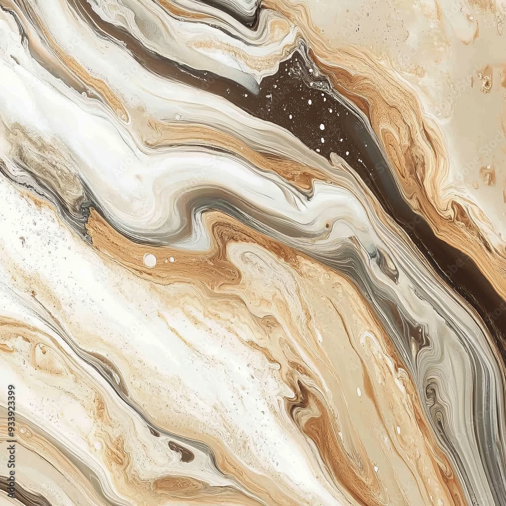 Abstract Swirls of Brown, White, and Gray in a Liquid Acrylic Pour, abstract art , liquid art , acrylic art , fluid art Abstract Swirls of Brown, White, and Gray in a Liquid Acrylic Pour, abstract art , liquid art , acrylic art , fluid art