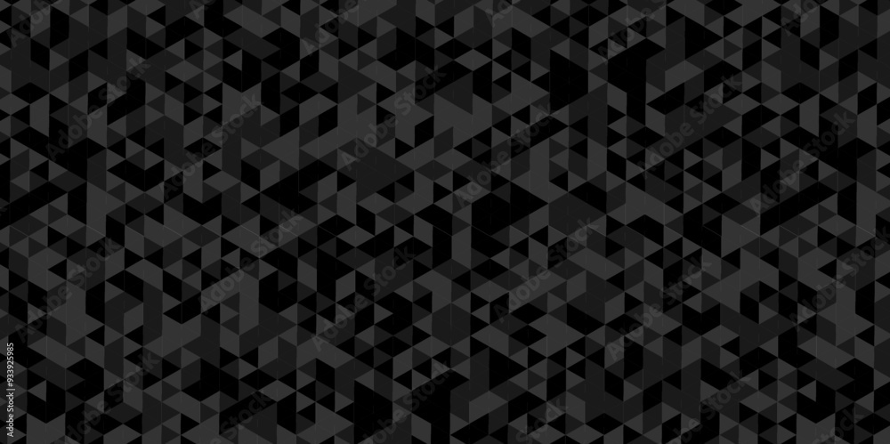 Abstract geometric vector seamless technology gray and black cube square paper background. surface creative diamond geometric pattern gray Polygon Mosaic triangle, business and corporate background. Abstract geometric vector seamless technology gray and black cube square paper background. surface creative diamond geometric pattern gray Polygon Mosaic triangle, business and corporate background.