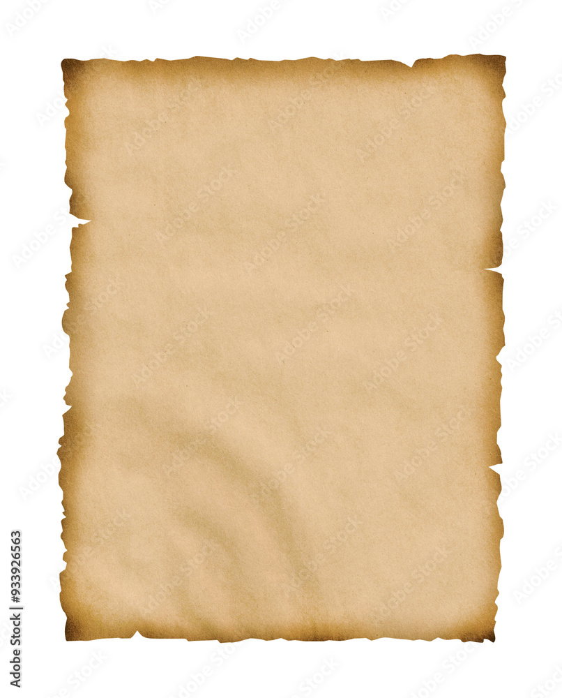 treasure map, paper scroll template, isolated, extracted on transparent background, png file treasure map, paper scroll template, isolated, extracted on transparent background, png file