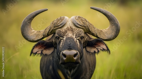 Buffalo in Grassland