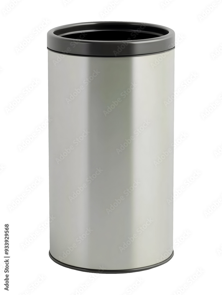 Modern trash bin isolated on transparent or white background Modern trash bin isolated on transparent or white background