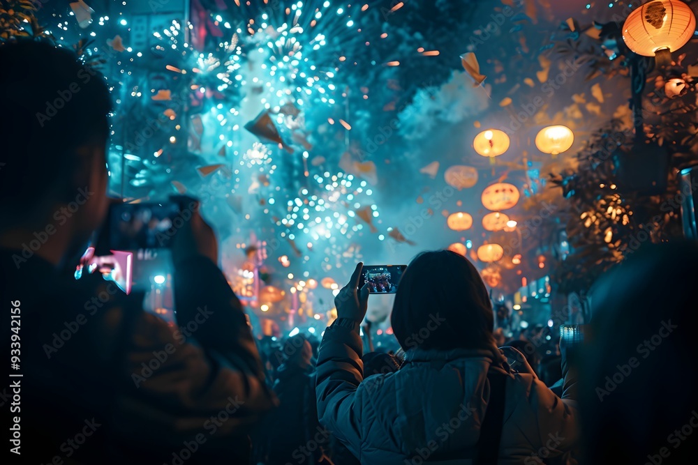 Capture the vibrant festivities as people around the world bid farewell, welcoming the arrival of new year.