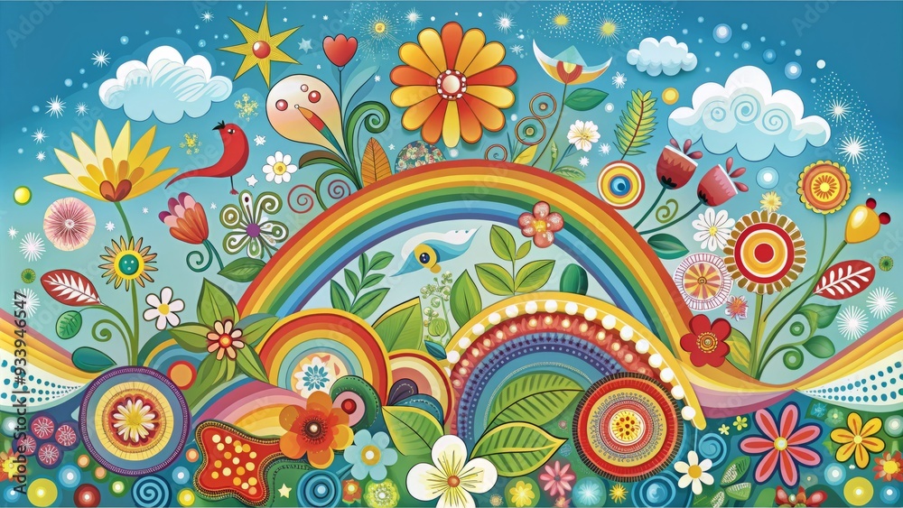 whimsical vector style whimsical vector style