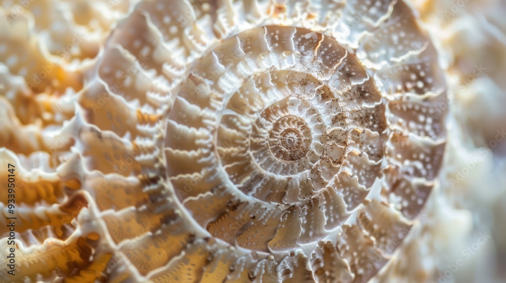 Close-up of a Spiral Seashell Close-up of a Spiral Seashell