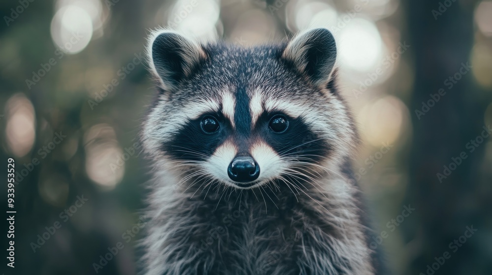 Close-up Portrait of a Raccoon Close-up Portrait of a Raccoon