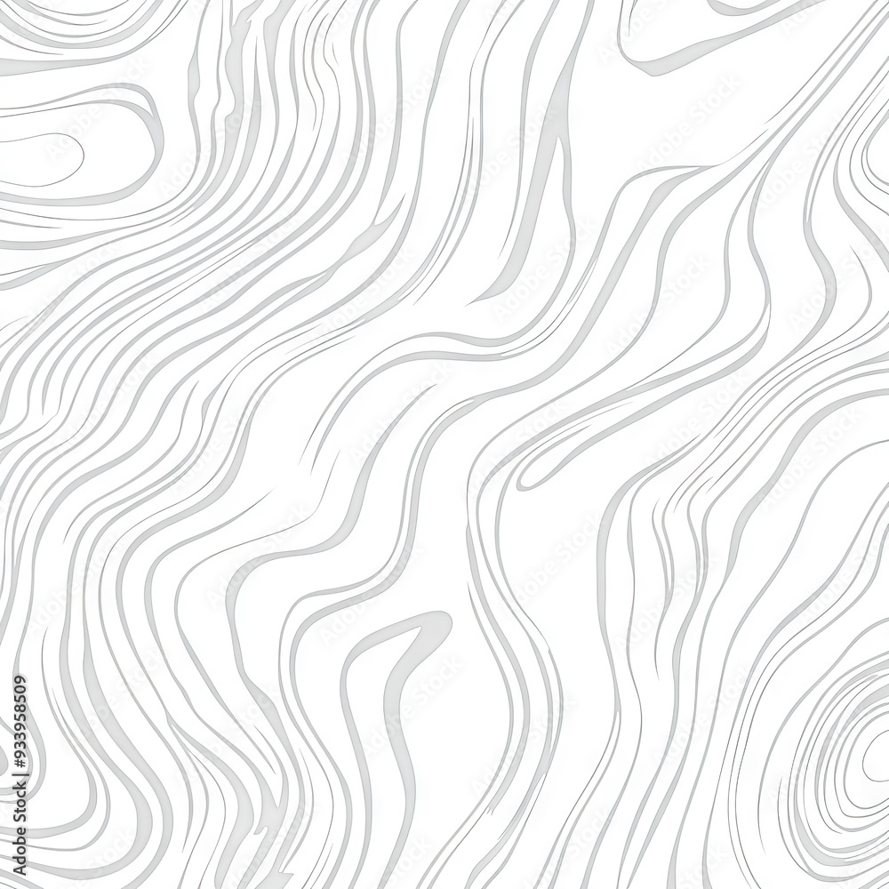 White and Gray Seamless Pattern with Wavy Lines. AI generated illustration White and Gray Seamless Pattern with Wavy Lines. AI generated illustration