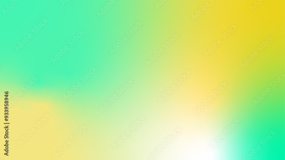Obraz premium Green yellow aura light abstract background