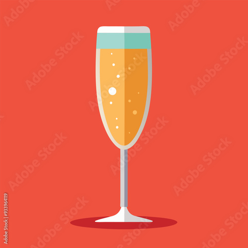 Champagne Vector Design Illustration