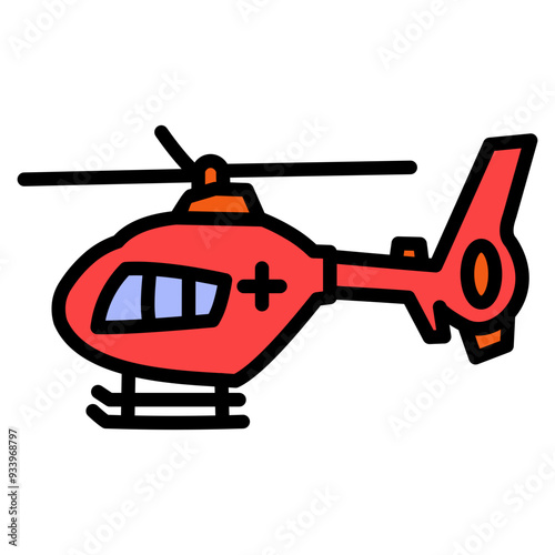 Ambulance Helicopter Icon