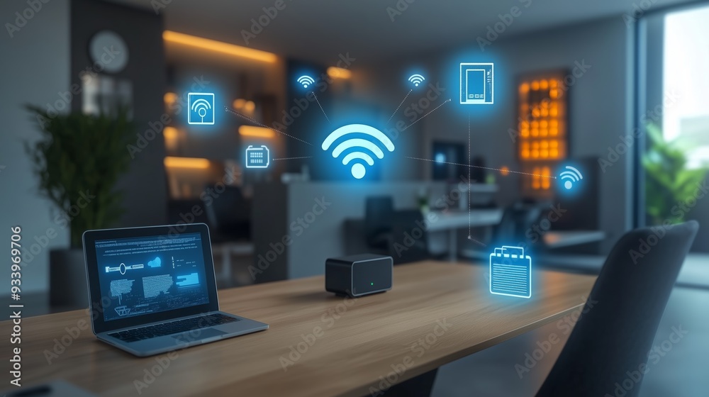 Smart Devices in Home Office Smart Devices in Home Office