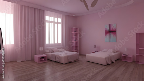 Features clean lines and a minimalist aesthetic with a focus on simplicity and functionality