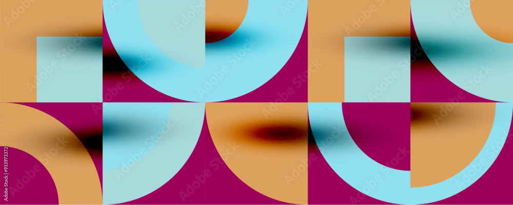 Neo memphis geometric pattern with circles, squares. Pop art abstract background for covers, banners, flyers and posters and other templates Neo memphis geometric pattern with circles, squares. Pop art abstract background for covers, banners, flyers and posters and other templates