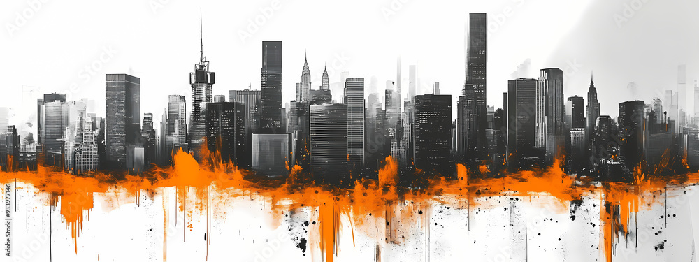 Fototapeta premium Urban Explosion of Energy