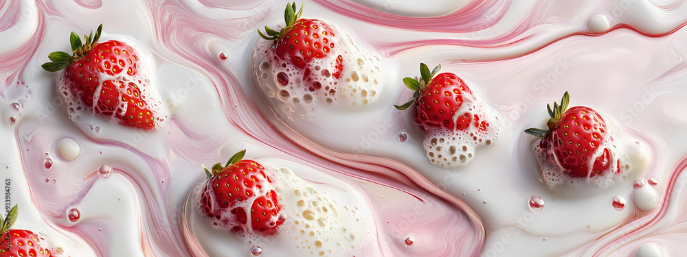 Surreal Strawberry Swirl Surreal Strawberry Swirl
