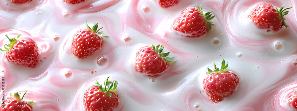 Surreal Strawberry Swirl Surreal Strawberry Swirl