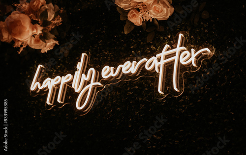 Neon Wedding Sign 