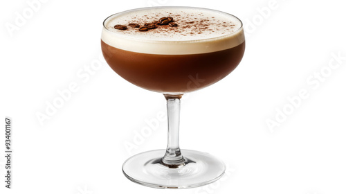 Espresso Martini isolated on a isolated background photo