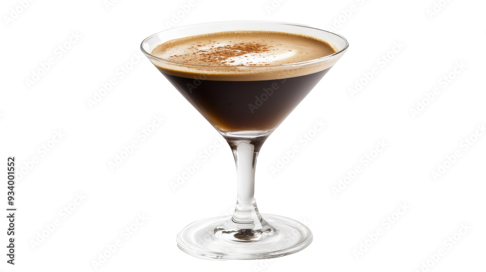 Espresso Martini isolated on a isolated background Espresso Martini isolated on a isolated background