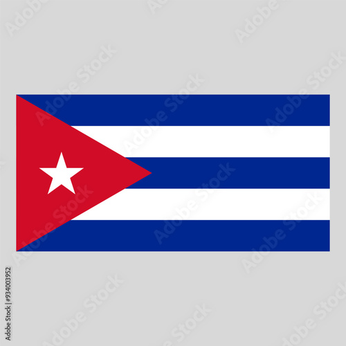 Free Download Flag of the Republic of Cuba, national symbol - GFXLoad
