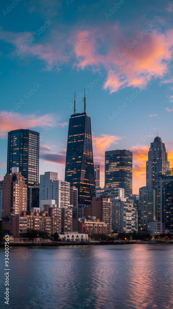 Fototapeta premium city skyline