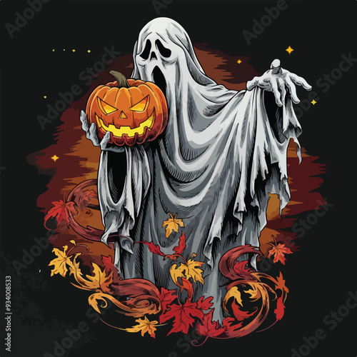 Halloween t-shirt design photo