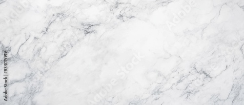 High-resolution white marble texture with gray veins, suitable for backgrounds or material design.