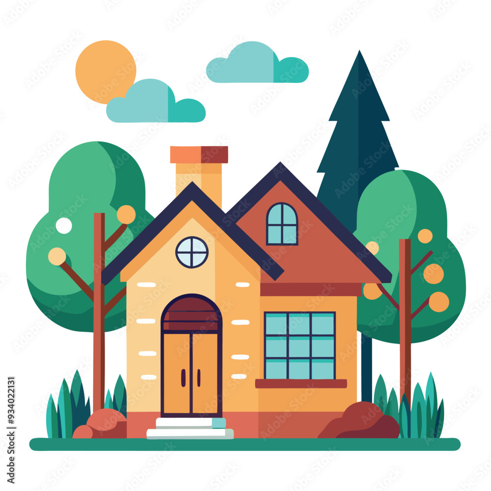 Fototapeta premium House Vector Design Illustration