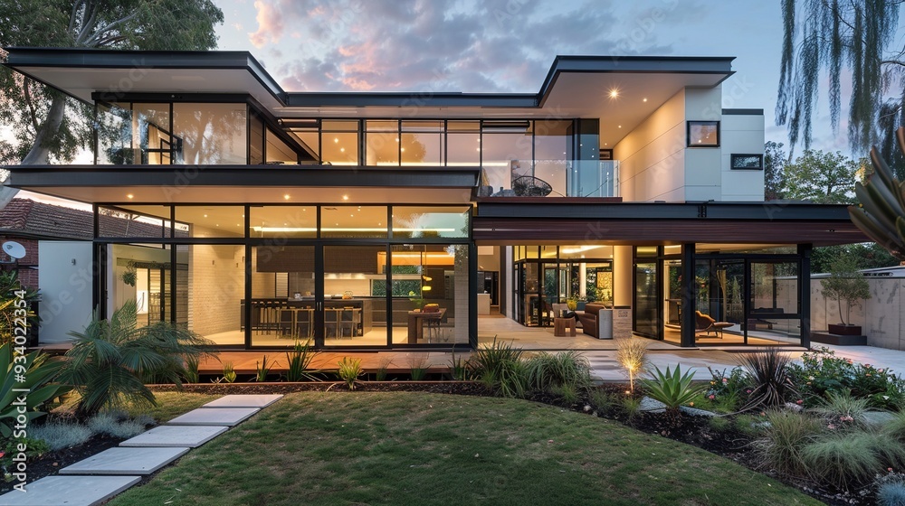 Fototapeta premium modern house architecture design 